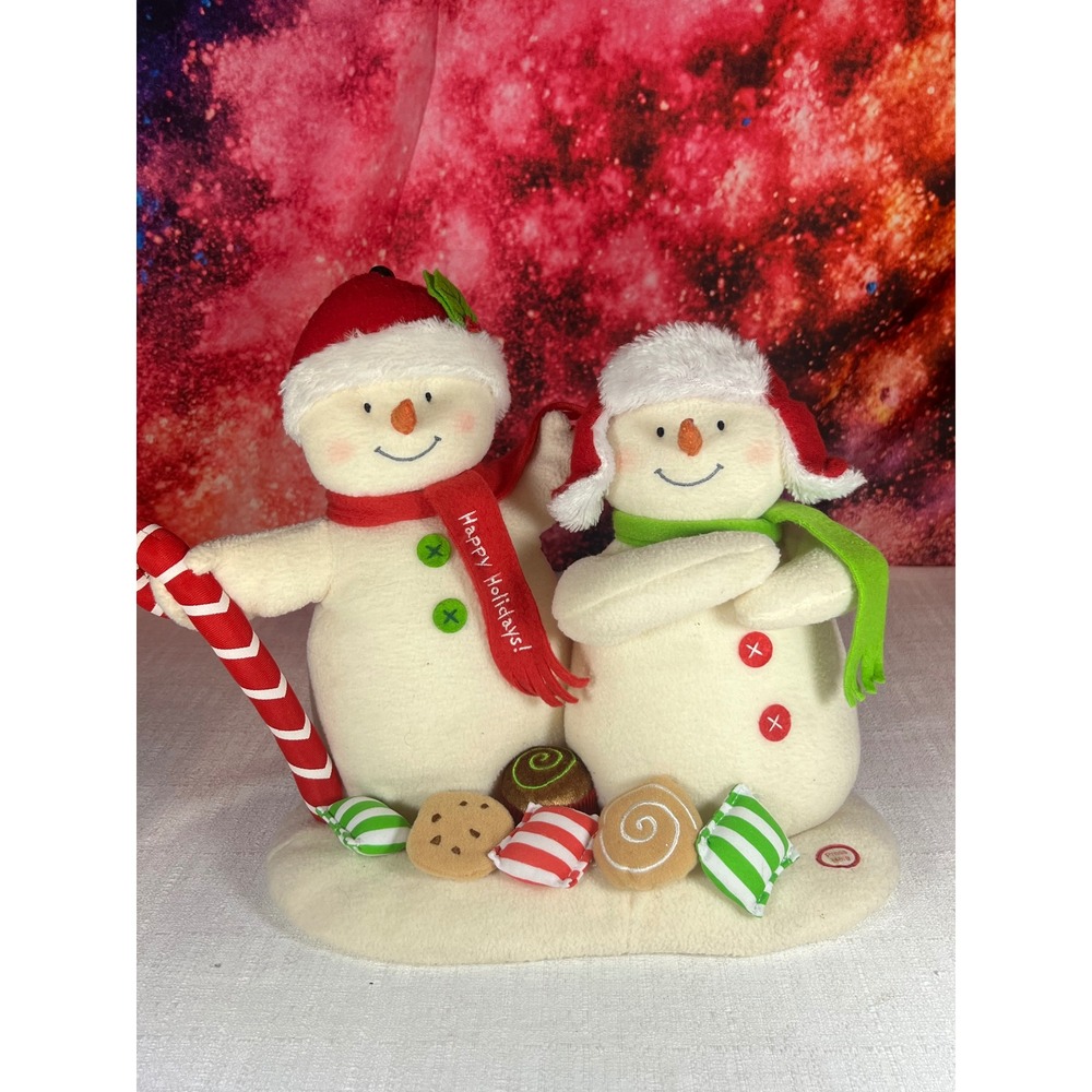 2008 Hallmark Jingle Pals Animated Musical Snowmen Plush Christmas Decor